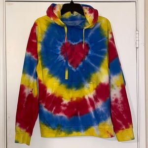 Tie Dye Pullover Hoodie